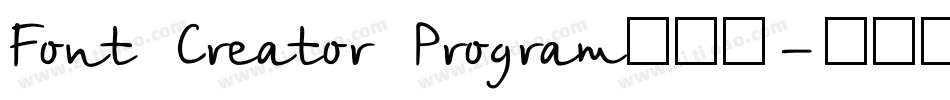 Font Creator Program手机版字体转换